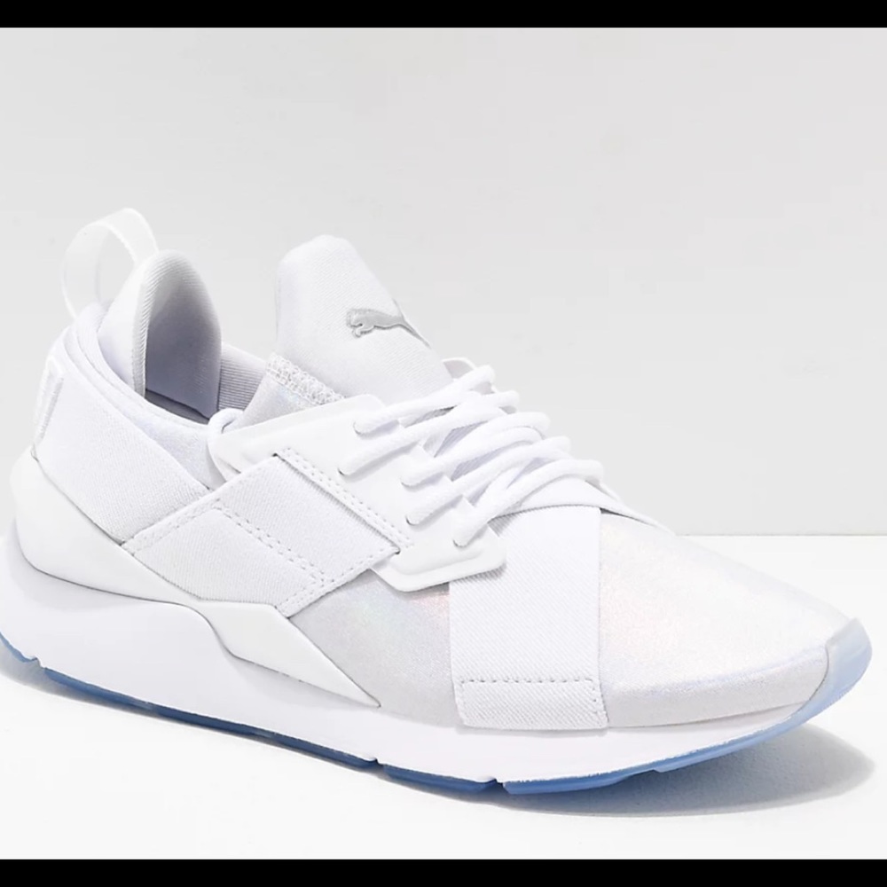 Brand NEW SoLd OUT!  PUMA Muse Chase Ice White Shoes athletic 9